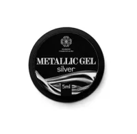 METALLIC SILVER GEL 5ML - Afbeelding 2