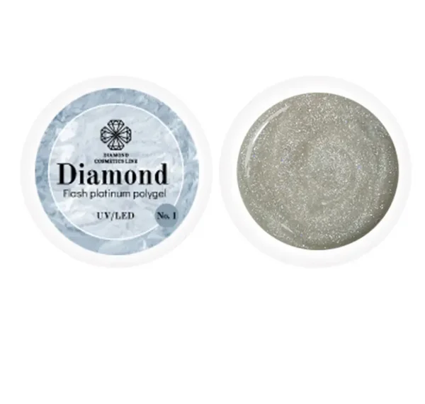 UV / LED FLASH PLATINA POLYGEL NR. 1 30 ML