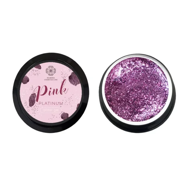 PLATINUM “GLITTERGEL” ROZE 5 ML